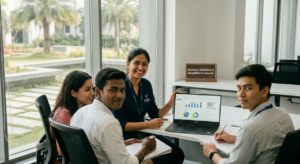 Confident students at Venster School of Excellence in Coimbatore