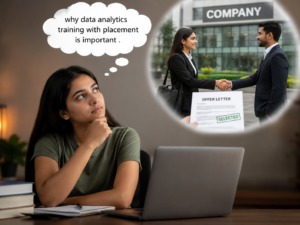 Girl thinking about business analytics training with placement and imagining getting selected in a company – Venster School of Excellence